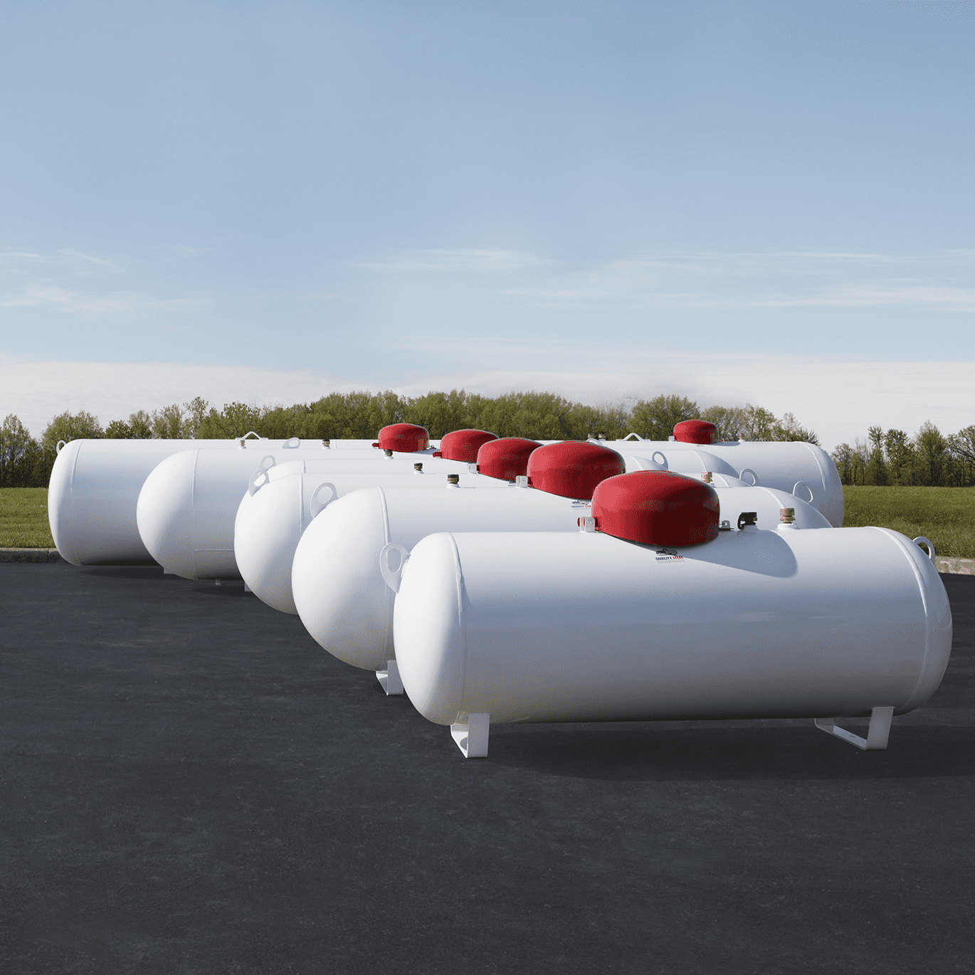 New Steel Propane Tanks and Vessels